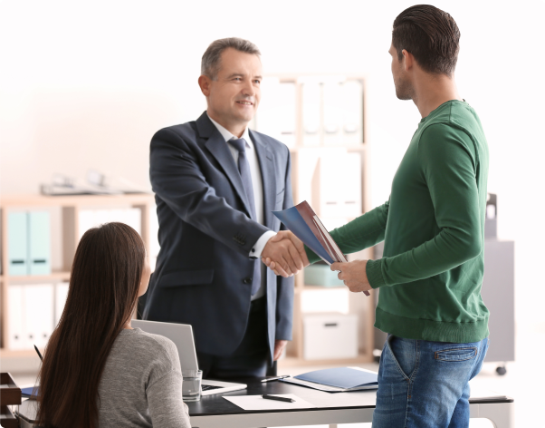 attorney client handshake