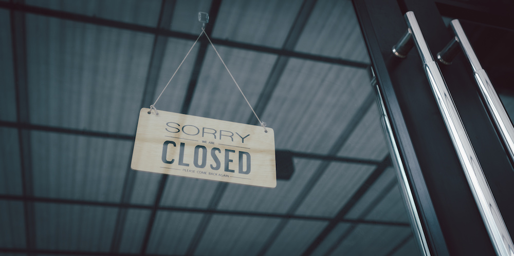 business close sign
